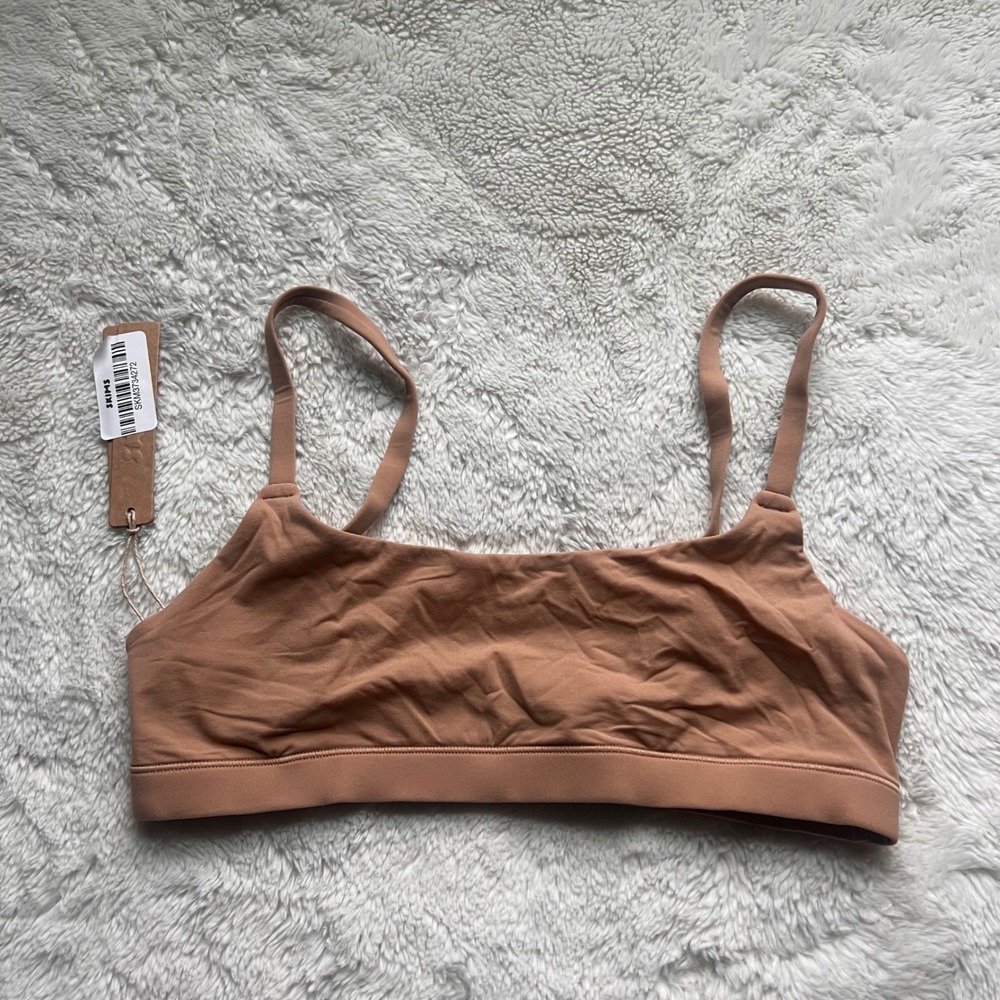 Skims Womens Fits Everybody Scoop Bralette Ochre BR-SCP-9182 Size Small NWT